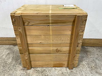 Vuren bloembak vierkant 60x60x45 cm (12x) - afbeelding 1 van  2
