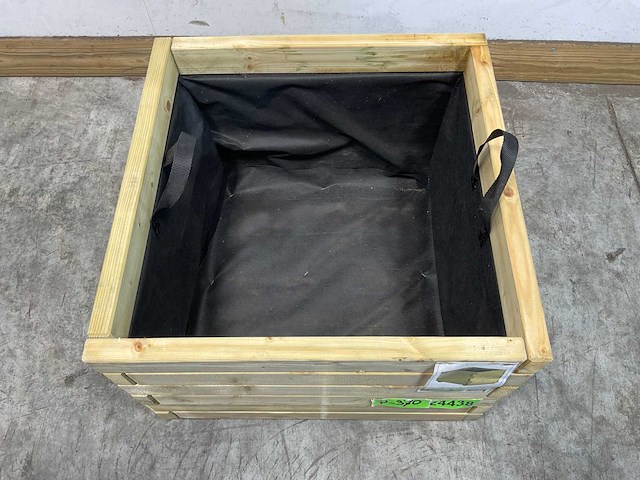 Vuren bloembak vierkant 60x60x45 cm (12x) - afbeelding 4 van  9