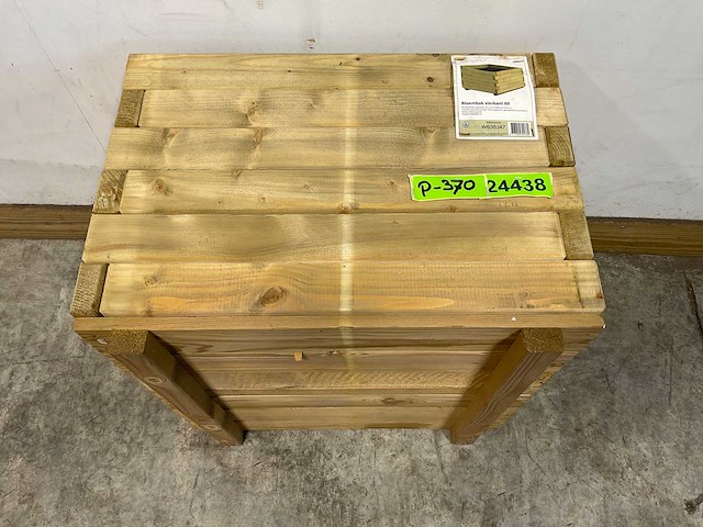 Vuren bloembak vierkant 60x60x45 cm (12x) - afbeelding 6 van  9