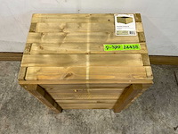 Vuren bloembak vierkant 60x60x45 cm (12x) - afbeelding 6 van  9