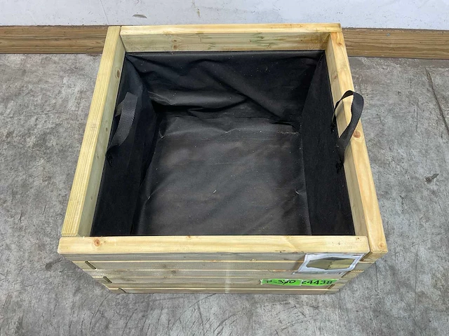Vuren bloembak vierkant 60x60x45 cm (12x) - afbeelding 4 van  9
