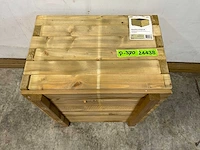 Vuren bloembak vierkant 60x60x45 cm (12x) - afbeelding 6 van  9