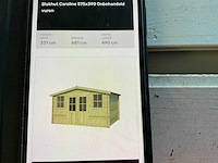 Vuren blokhut "caroline" - 380x175x230 cm - afbeelding 13 van  14