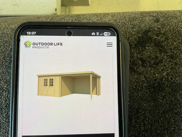 Vuren blokhut "flora" - 570x275x230 cm - afbeelding 3 van  22