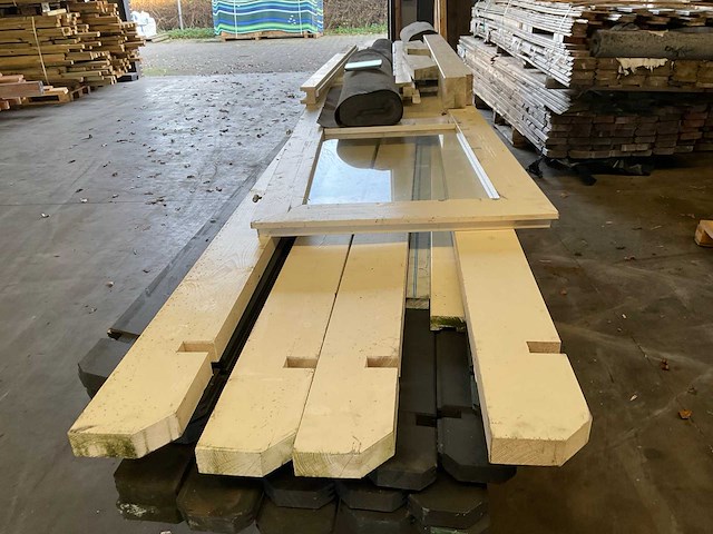 Vuren blokhut "flora" - 570x275x230 cm - afbeelding 6 van  22