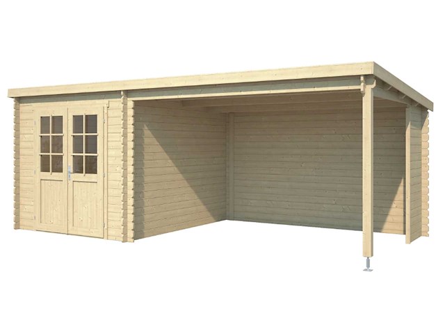 Vuren blokhut "flora" - 570x275x230 cm - afbeelding 22 van  22