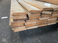 Vuren blokhut profiel 28x145x5400 mm (42x) - afbeelding 3 van  4