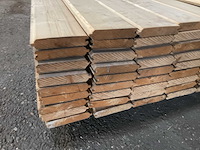 Vuren blokhut profiel 28x145x5400 mm (63x) - afbeelding 2 van  2