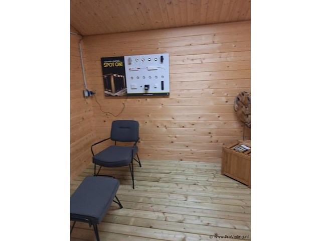 Vuren blokhutoverkapping - 650x360cm - afbeelding 2 van  14