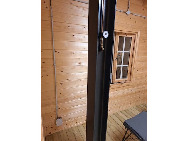 Vuren blokhutoverkapping - 650x360cm - afbeelding 3 van  14