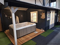 Vuren blokhutoverkapping - 650x360cm