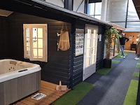 Vuren blokhutoverkapping - 650x360cm - afbeelding 8 van  14