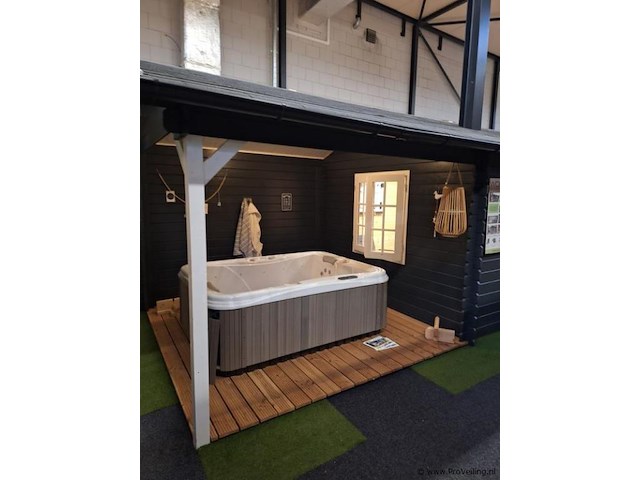 Vuren blokhutoverkapping - 650x360cm - afbeelding 9 van  14