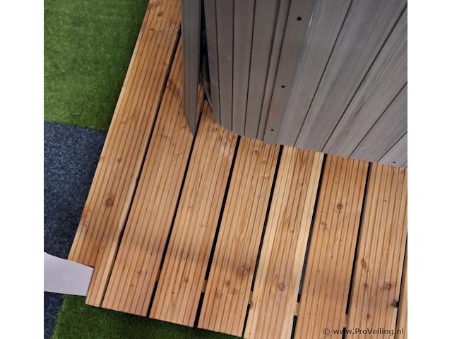 Vuren blokhutoverkapping - 650x360cm - afbeelding 11 van  14