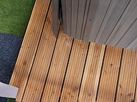 Vuren blokhutoverkapping - 650x360cm - afbeelding 11 van  14