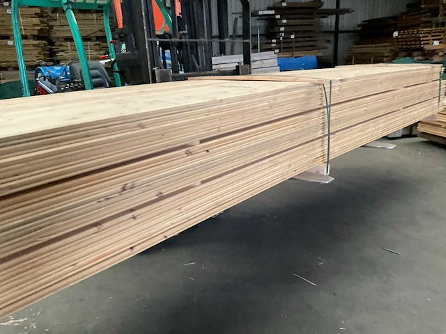 Vuren blokhutprofiel 500x18,5x2,8 cm (30x) - afbeelding 3 van  10