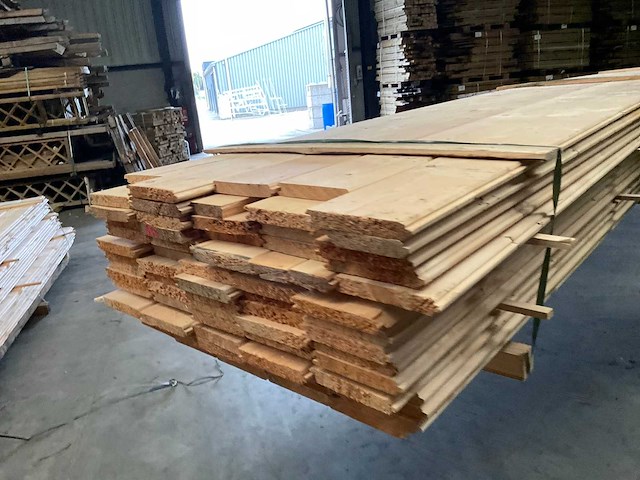 Vuren blokhutprofiel 500x18,5x2,8 cm (30x) - afbeelding 8 van  10