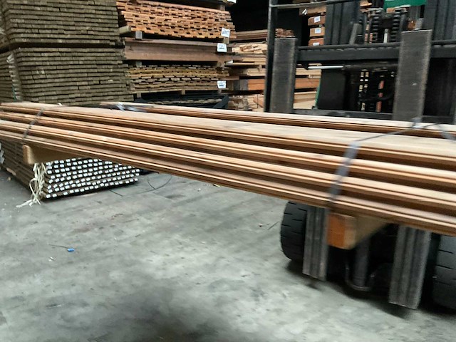 Vuren blokhutprofiel geïmpregneerd - 190x14,5x3,2 cm (15x) - afbeelding 2 van  8