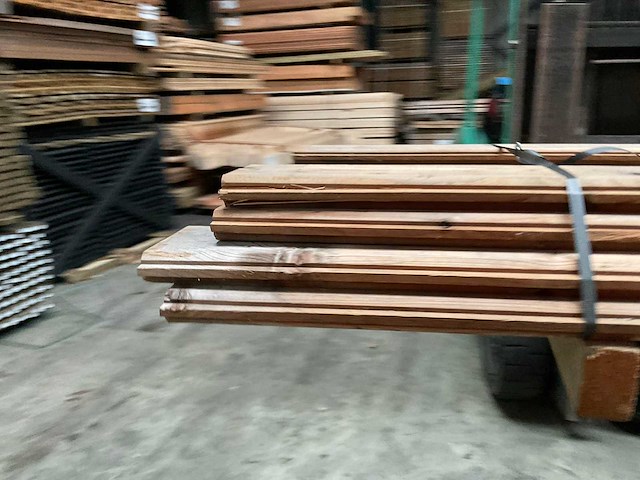 Vuren blokhutprofiel geïmpregneerd - 190x14,5x3,2 cm (15x) - afbeelding 4 van  8