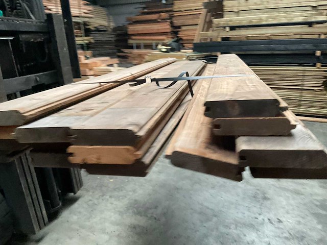 Vuren blokhutprofiel geïmpregneerd - 190x14,5x3,2 cm (15x) - afbeelding 5 van  8