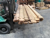 Vuren blokhutprofiel geïmpregneerd - 200x13,5x3,3 cm (20x) - afbeelding 1 van  4