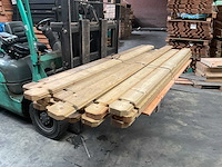 Vuren blokhutprofiel geïmpregneerd - 200x13,5x3,3 cm (20x) - afbeelding 4 van  4
