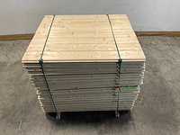 Vuren blokhutprofiel geschaafd 120x14,4x4,5 cm (147x) - afbeelding 3 van  10