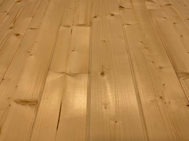 Vuren blokhutprofiel geschaafd 120x14,4x4,5 cm (147x) - afbeelding 7 van  10