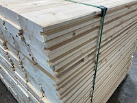 Vuren blokhutprofiel geschaafd 120x14,4x4,5 cm (147x) - afbeelding 8 van  10