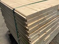 Vuren blokhutprofiel geschaafd 120x14,4x4,5 cm (147x) - afbeelding 9 van  10