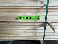 Vuren blokhutprofiel geschaafd 209x14,5x4,5 cm (57x) - afbeelding 9 van  9