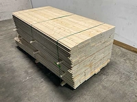 Vuren blokhutprofiel geschaafd 209x14,5x4,5 cm (57x)