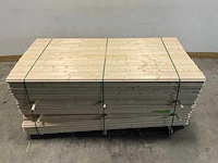 Vuren blokhutprofiel geschaafd 209x14,5x4,5 cm (57x) - afbeelding 2 van  9