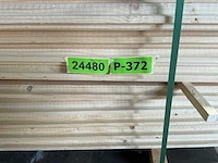 Vuren blokhutprofiel geschaafd 209x14,5x4,5 cm (57x) - afbeelding 9 van  9