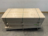 Vuren blokhutprofiel geschaafd 209x14,5x4,5 cm (75x) - afbeelding 1 van  6