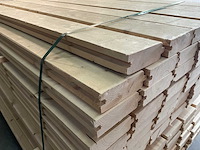 Vuren blokhutprofiel geschaafd 329x14,5x4,5 cm (50x) - afbeelding 5 van  5