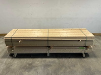 Vuren blokhutprofiel geschaafd 329x14,5x4,5 cm (50x) - afbeelding 1 van  7