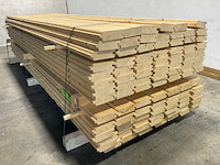Vuren blokhutprofiel geschaafd 329x14,5x4,5 cm (50x) - afbeelding 4 van  7
