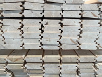 Vuren blokhutprofiel geschaafd 329x14,5x4,5 cm (50x) - afbeelding 8 van  9