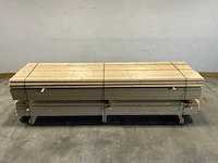 Vuren blokhutprofiel geschaafd 329x14,5x4,5 cm (50x) - afbeelding 2 van  9