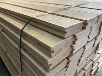 Vuren blokhutprofiel geschaafd 329x14,5x4,5 cm (50x) - afbeelding 7 van  9