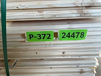 Vuren blokhutprofiel geschaafd 360x14,5x2,8 cm (75x) - afbeelding 2 van  10