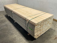 Vuren blokhutprofiel geschaafd 360x14,5x2,8 cm (75x) - afbeelding 1 van  10