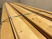 Vuren blokhutprofiel geschaafd 419x14,5x4,5 cm (50x) - afbeelding 4 van  10
