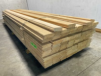 Vuren blokhutprofiel geschaafd 419x14,5x4,5 cm (50x) - afbeelding 7 van  10