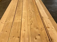 Vuren blokhutprofiel geschaafd 419x14,5x4,5 cm (50x) - afbeelding 5 van  10