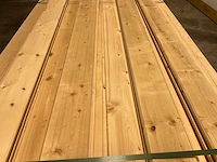 Vuren blokhutprofiel geschaafd 419x14,5x4,5 cm (50x) - afbeelding 6 van  10