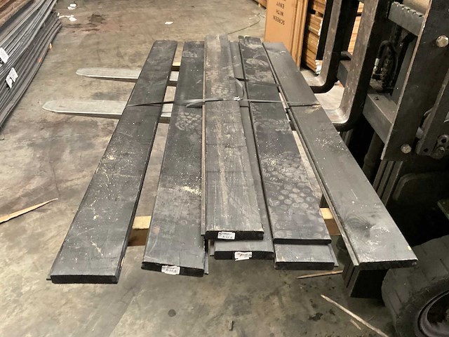 Vuren blokhutprofiel zwart geïmpregneerd - 180x13,5x2,8 cm (6x) - afbeelding 3 van  3