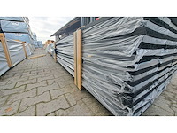 Vuren boeidelen zwart gecoat 5100x245x22mm (22x) - afbeelding 3 van  3