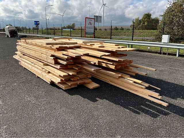 Vuren bouwhout ruw en geschaafd +/-7m3 - afbeelding 9 van  14